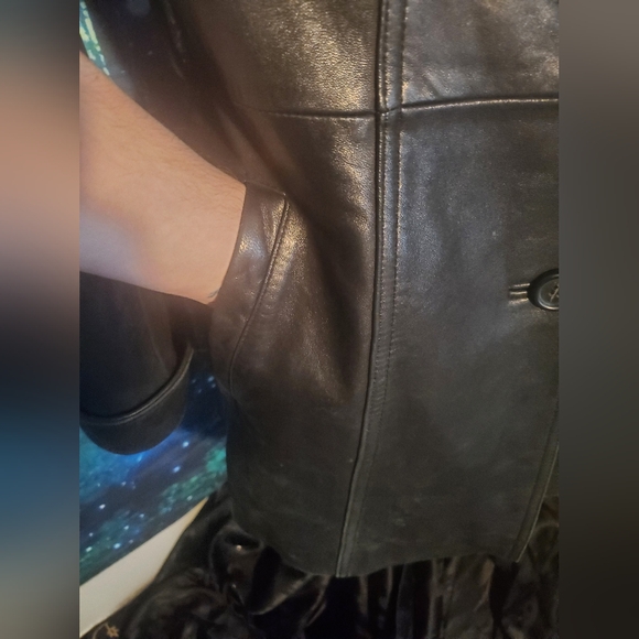 VINTAGE Gorgeous Tiboa Leathers jacket with removable liner size M - Picture 5 of 12